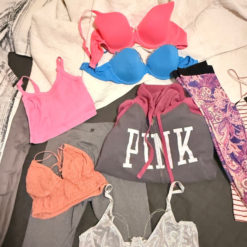 Victoria's Secret Pink and Blue Intimates Collection